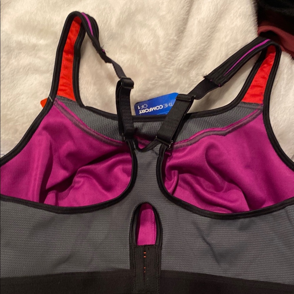 Champion Women's Purple Sports Bra - Picture 7 of 8